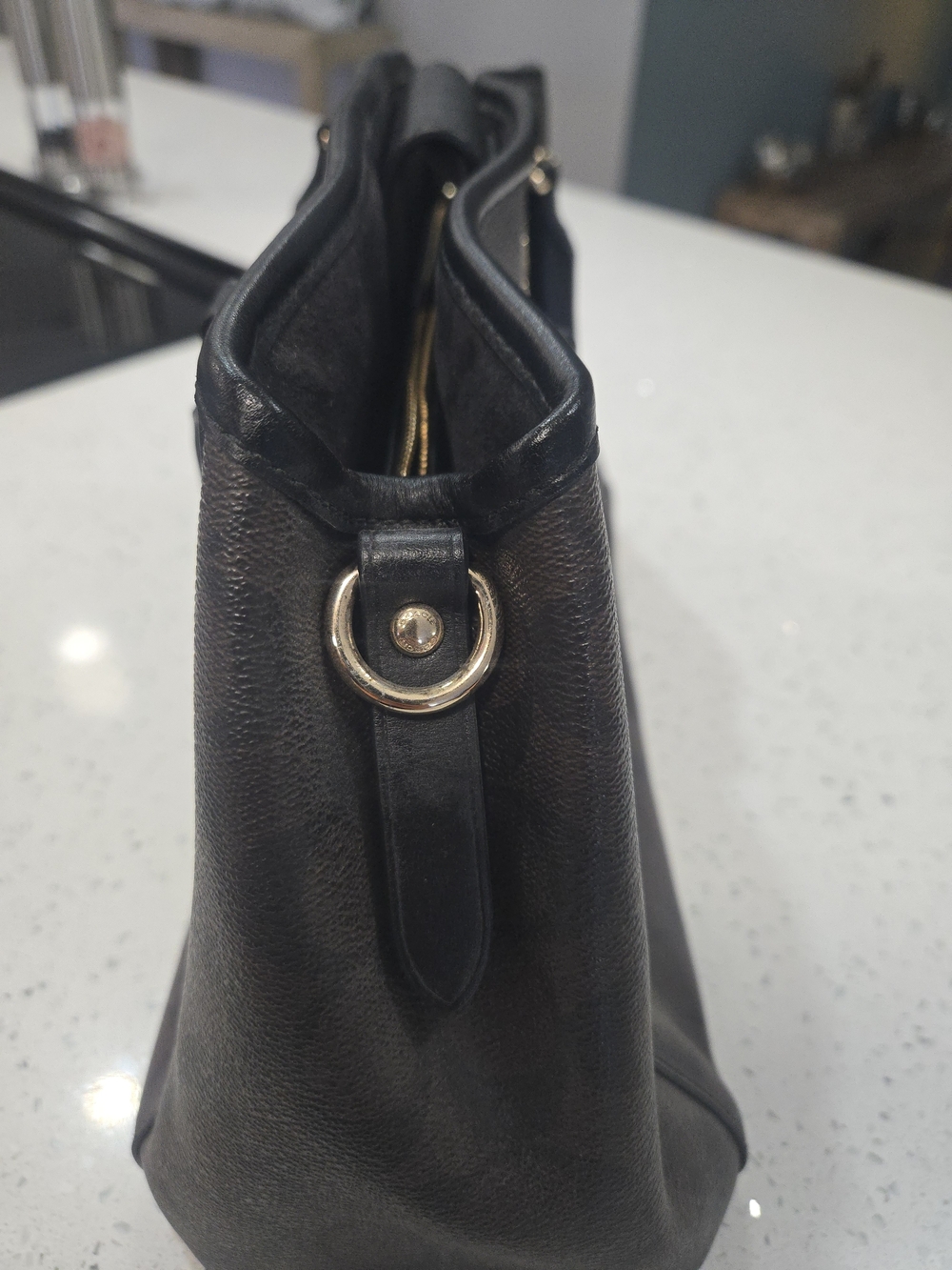 Coach Brown Signature Canvas Satchel - Picture 5 of 10